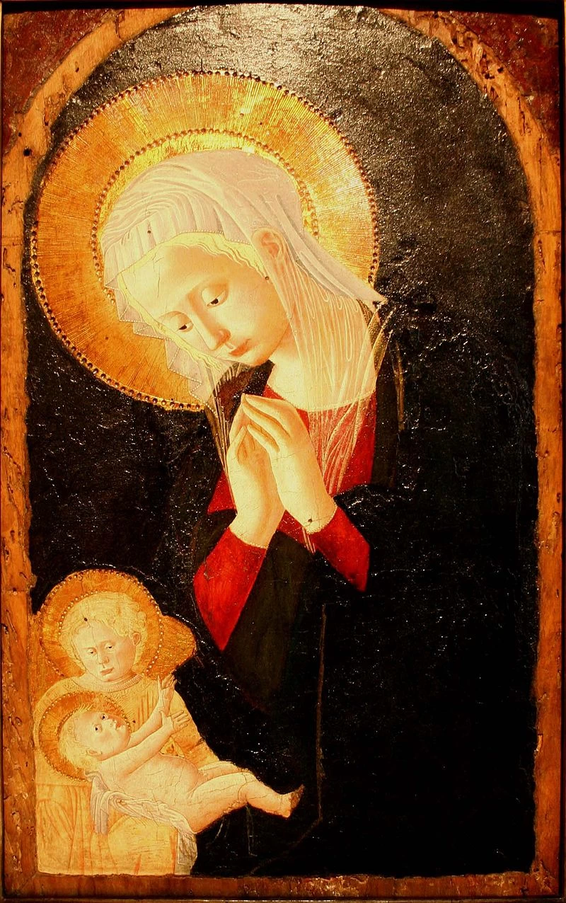 Vergine in adorazione
